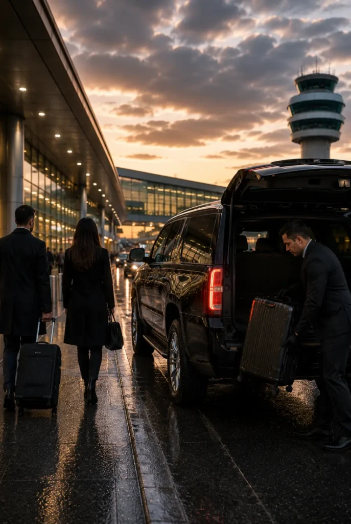 Private airport pickup and drop-off service at Boston Logan Airport